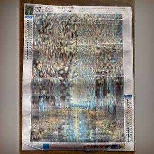 Two for the price of one  DIY 5D Diamond painting  (30cm. X40cm.)